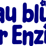 Blau bluht der Enzian Logo Vector