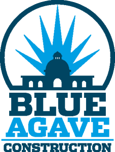 Blue Agave Construction Logo Vector