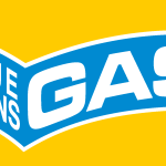 Blue Jeans Gas Logo Vector