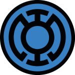 Blue Lantern Corp Green Lantern Logo Vector