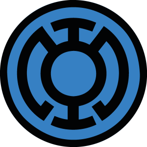 Blue Lantern Corp Green Lantern Logo Vector