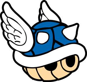 Blue Shell Logo Vector