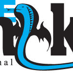 Blue Snake Logo Vector