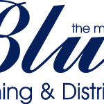 Blue The Media House Logo Vector