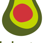 Bohemian Avocado Logo Vector