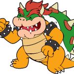 Bowser Happy Logo Vector