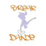 Break Dance Logo Vector