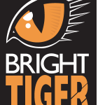 Bright Tiger Logo Vector