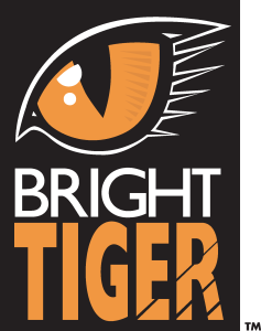 Bright Tiger Logo Vector