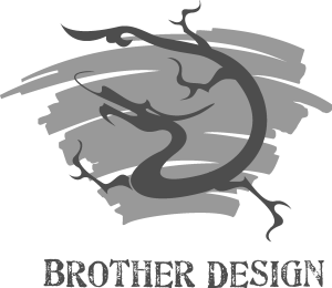 Brother Design Logo Vector