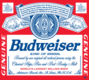 Budweiser Advertisement Logo Vector