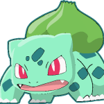 Bulbasaur Pokemon Logo Vector