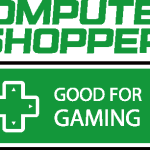 COMPUTER SHOPPER GOOD FOR GAMING Logo Vector