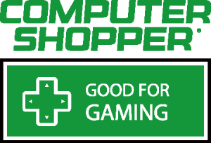 COMPUTER SHOPPER GOOD FOR GAMING Logo Vector