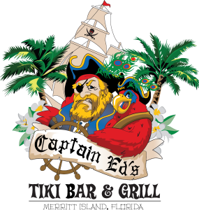 Captain EA’s Tiki Bar & Grill Logo Vector
