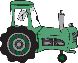 Cars Tractor Logo Vector