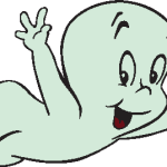 Casper The Friendly Ghost Logo Vector