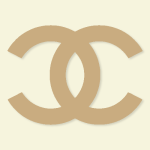 Chanel Aesthetic Beige Icon Vector