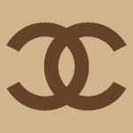 Chanel Aesthetic Brown Icon Vector