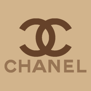 Chanel Aesthetic Brown Logo Vector