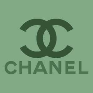 Chanel Aesthetic Green Logo Vector