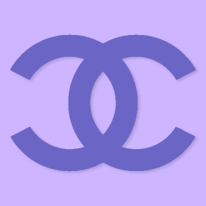 Chanel Aesthetic Lilac Icon Vector