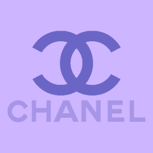 Chanel Aesthetic Lilac Logo Vector