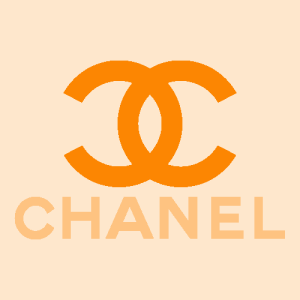 Chanel Aesthetic Orange Logo Vector