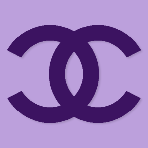 Chanel Aesthetic Purple Icon Vector