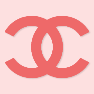 Chanel Aesthetic Red Icon Vector