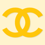 Chanel Aesthetic Yellow Icon Vector