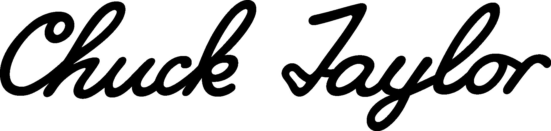 Chuck Taylor Script Logo Vector