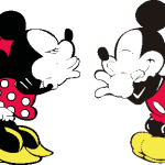 Classic Mickey And Minnie Logo Vector