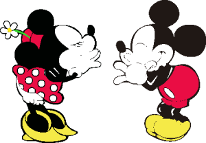 Classic Mickey And Minnie Logo Vector