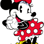 Classic Minnie Mouse Logo Vector