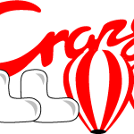 Crazy Balloon Logo Vector