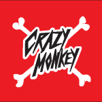 Crazy Monkey Logo Vector