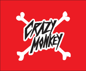 Crazy Monkey Logo Vector