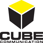 Cube Communication Logo Vector