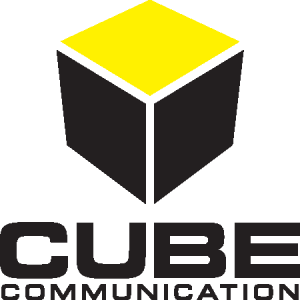 Cube Communication Logo Vector