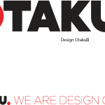 Design Otaku Logo Vector