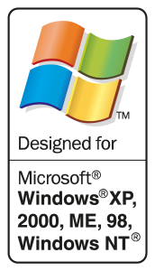Designed For Microsoft Windows Logo Vector