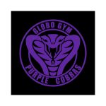 Dodgeball Globo Gym Purple Cobras Logo Vector