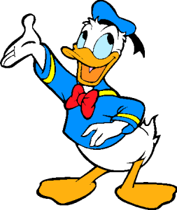 Donald Duck For President Logo Vector