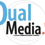 Dual Media Logo Vector