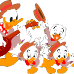 Duck Orchestra Logo Vector