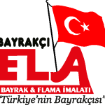 Ela Bayrak Flama Logo Vector