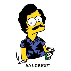 Escobart Bart Logo Vector