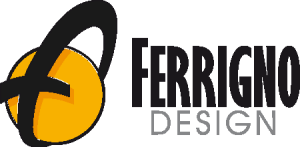 Ferrigno Design Txt Logo Vector