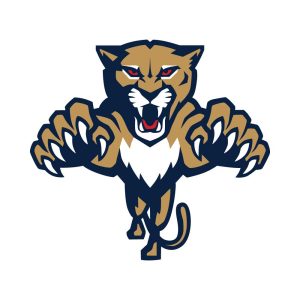 Florida Panthers Lunging Cat Logo Vector